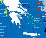 A l'ancre dans les Cyclades
